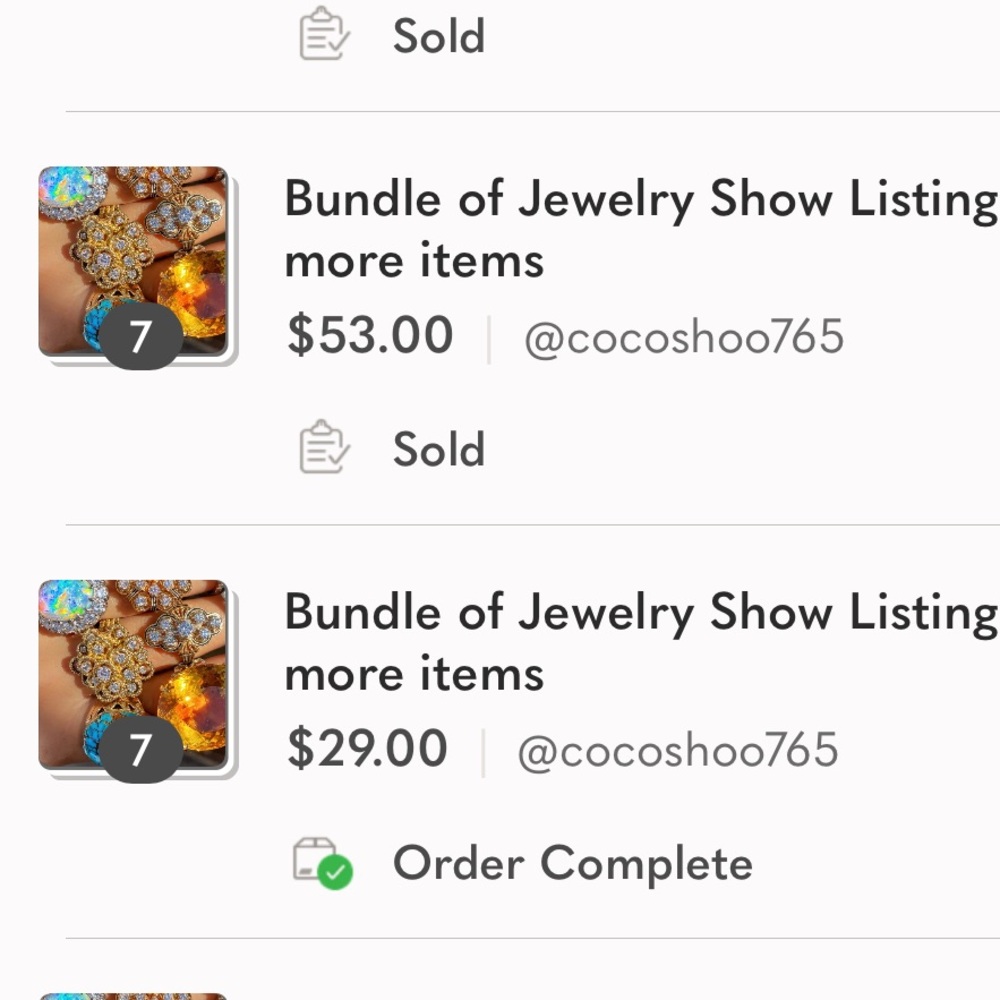 Jewelry live